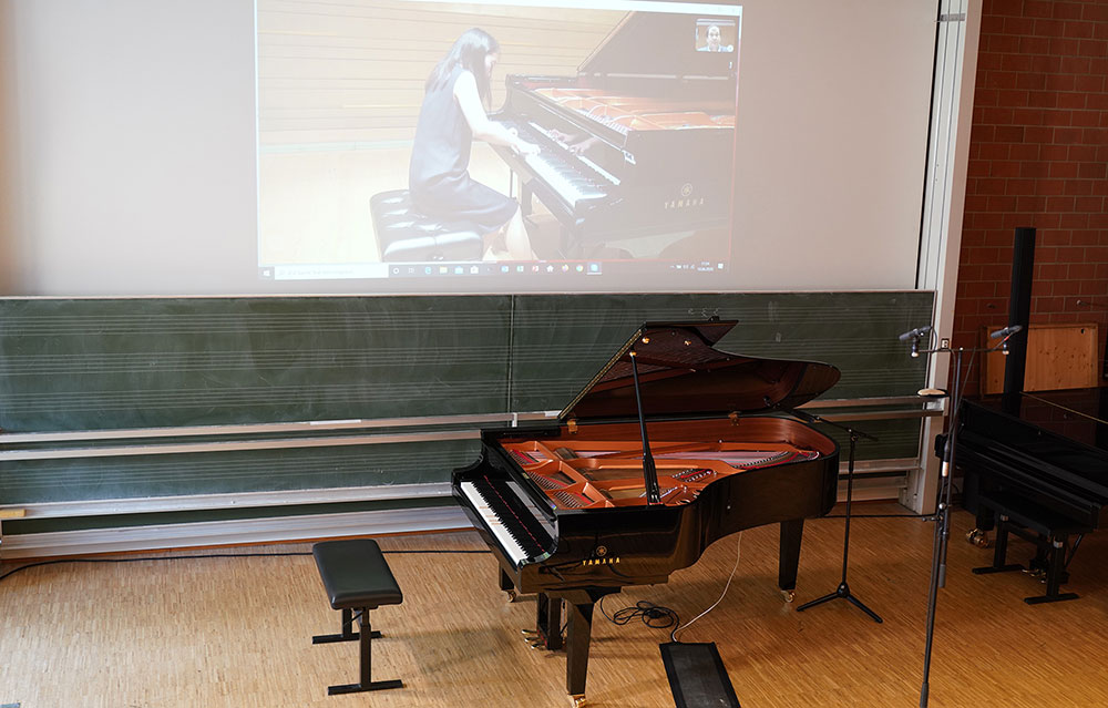 フライブルク音楽大学の“リモート入試”にヤマハが協力