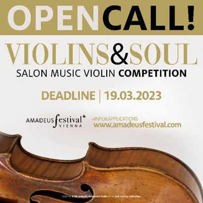 OPEN CALL: International “Violins&Soul” Competition for Young Violinists Festival 2023 | 京都市立芸術大学｜国際交流サイト